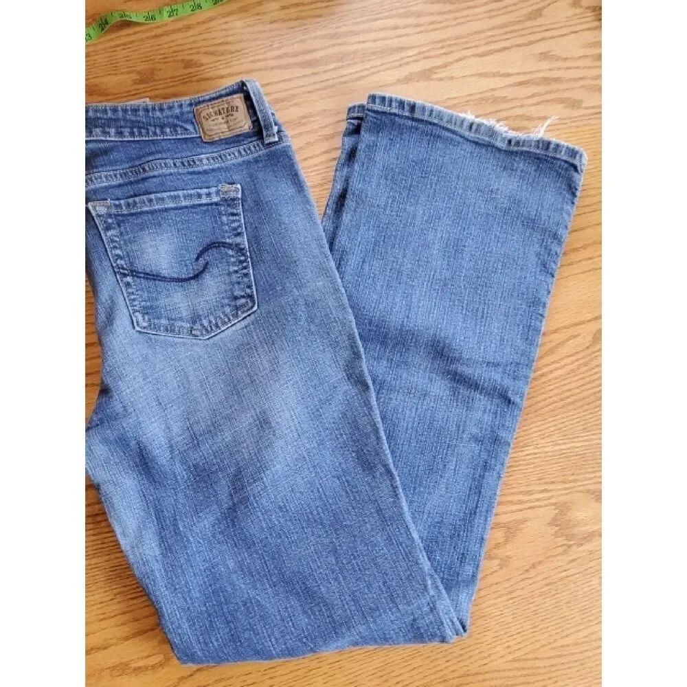 59 Signature by Levi Strauss Medium Blue Low-rise Boot-cut Women's Jeans SZ 14 L